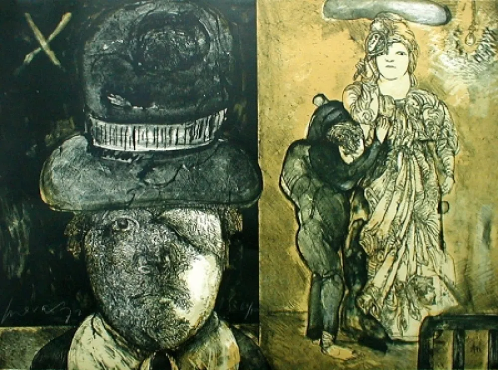 石版画 Cuevas - La Maga (from 