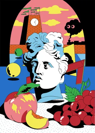 石版画 Dabs - The Great Destiny