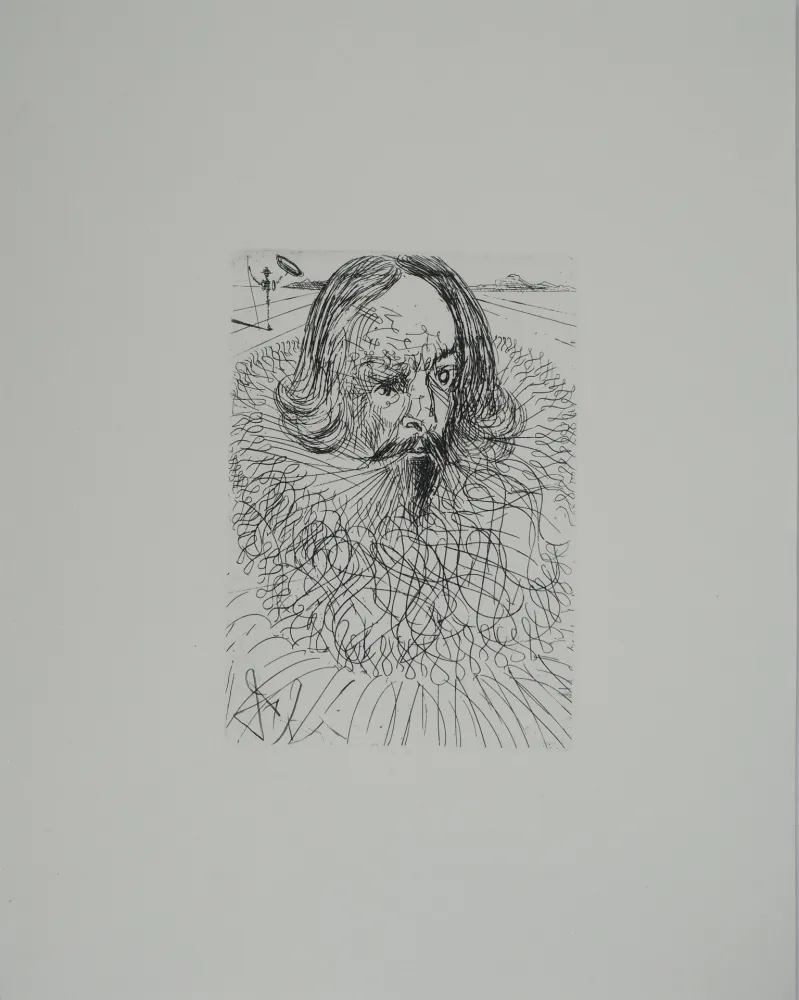 版画 Dali - Cervantes