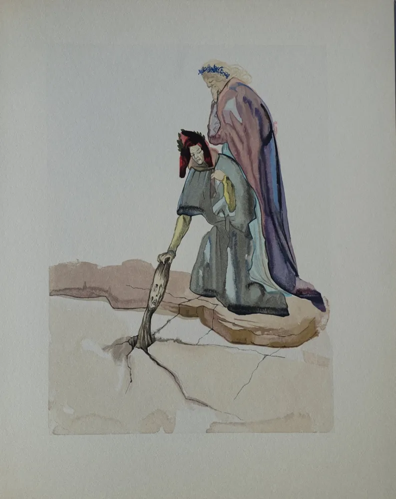 木刻 Dali - Divine Comédie, Enfer 32, Les traitres envers leur patrie