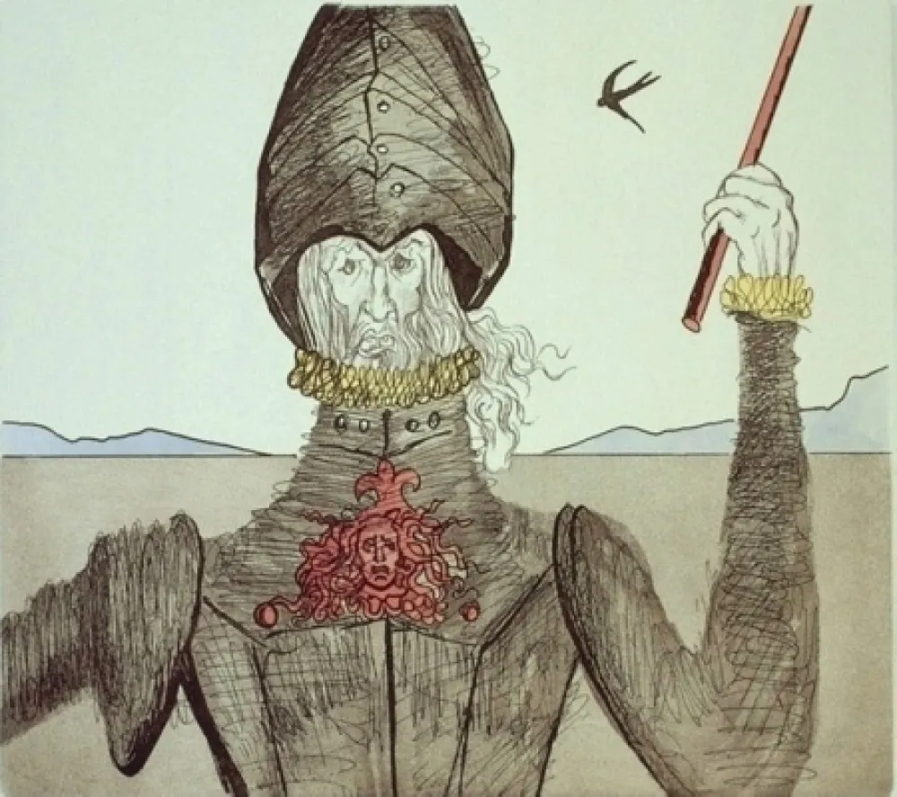 蚀刻飞尘法 Dali - Don Quijote