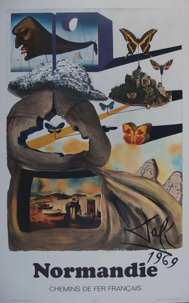 版画 Dali - France : Normandie (SNCF)