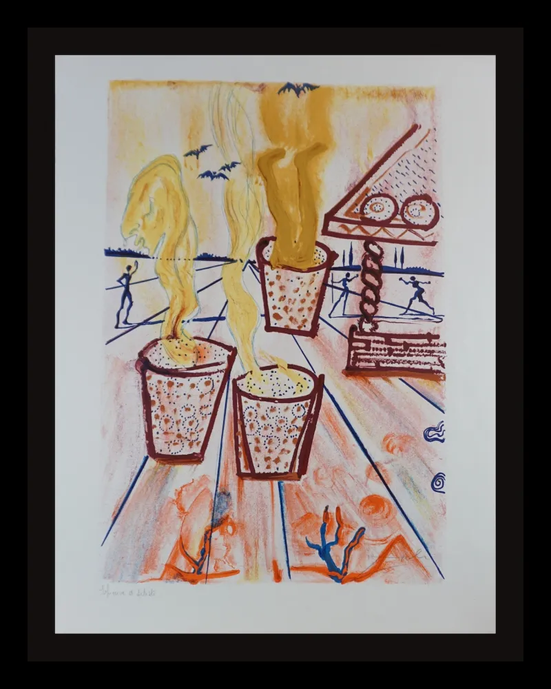 石版画 Dali - Hans Christian Anderson The Girl Who Trod on The Loaf 