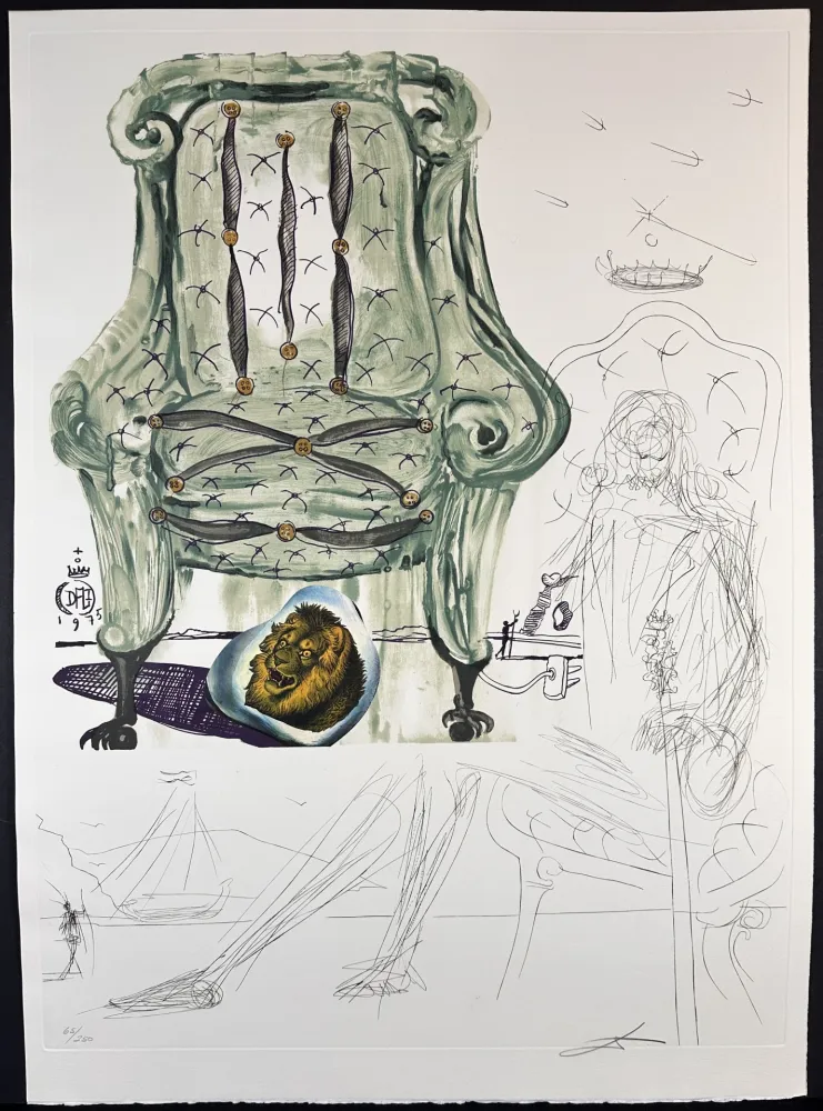 版画 Dali - Imaginations & Objects of The FutureBreathing Pneumatic Armchair