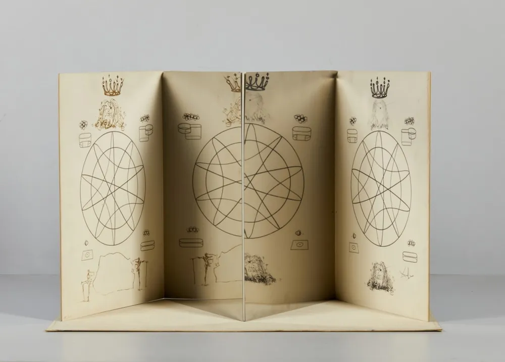 干刻版画 Dali - IMMORTALITE' STEREOSCOPIQUE ET STEREOCHIMIQUE DE LA MONARCHIE