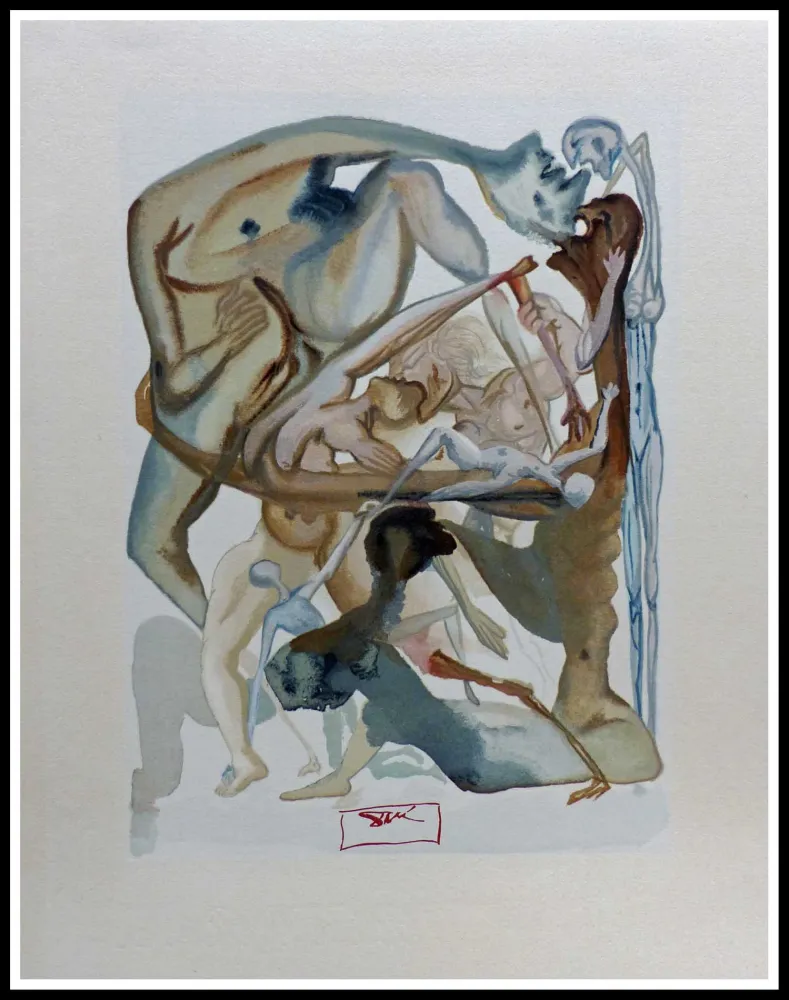 木刻 Dali - LA DIVINE COMEDIE