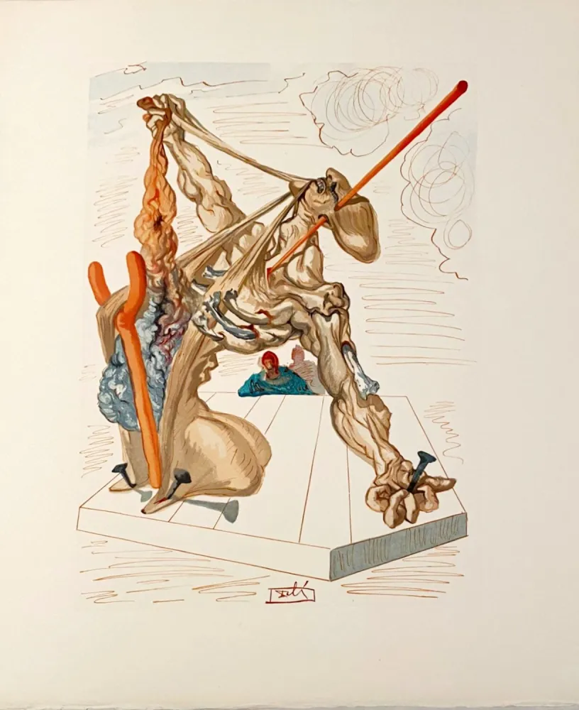 木刻 Dali - La Divine Comédie - Enfer 29 - Les Falsificateurs