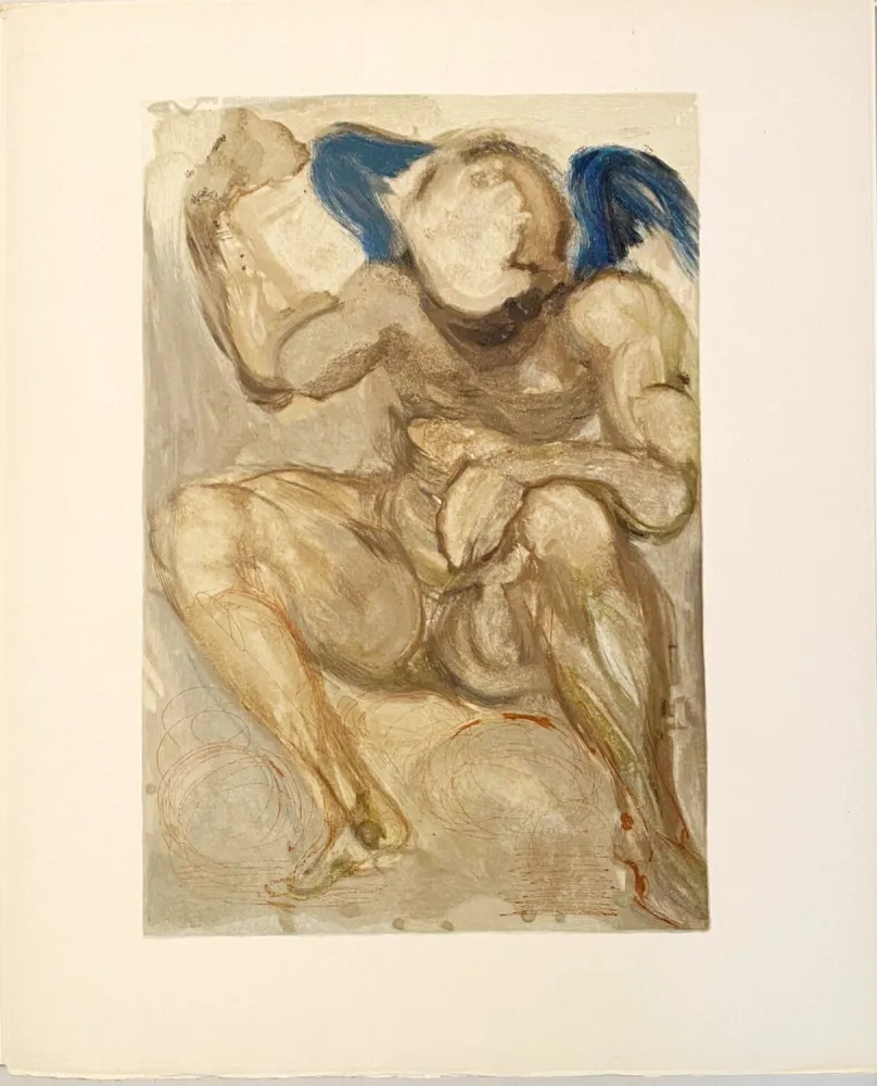 木刻 Dali - La Divine Comédie - Purgatoire 15 - L'Envie