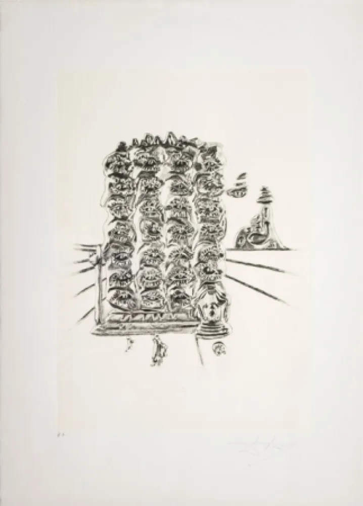 石版画 Dali - La Genesi