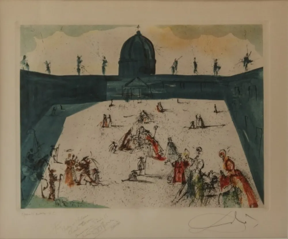 蚀刻飞尘法 Dali - La Place Saint Pierre