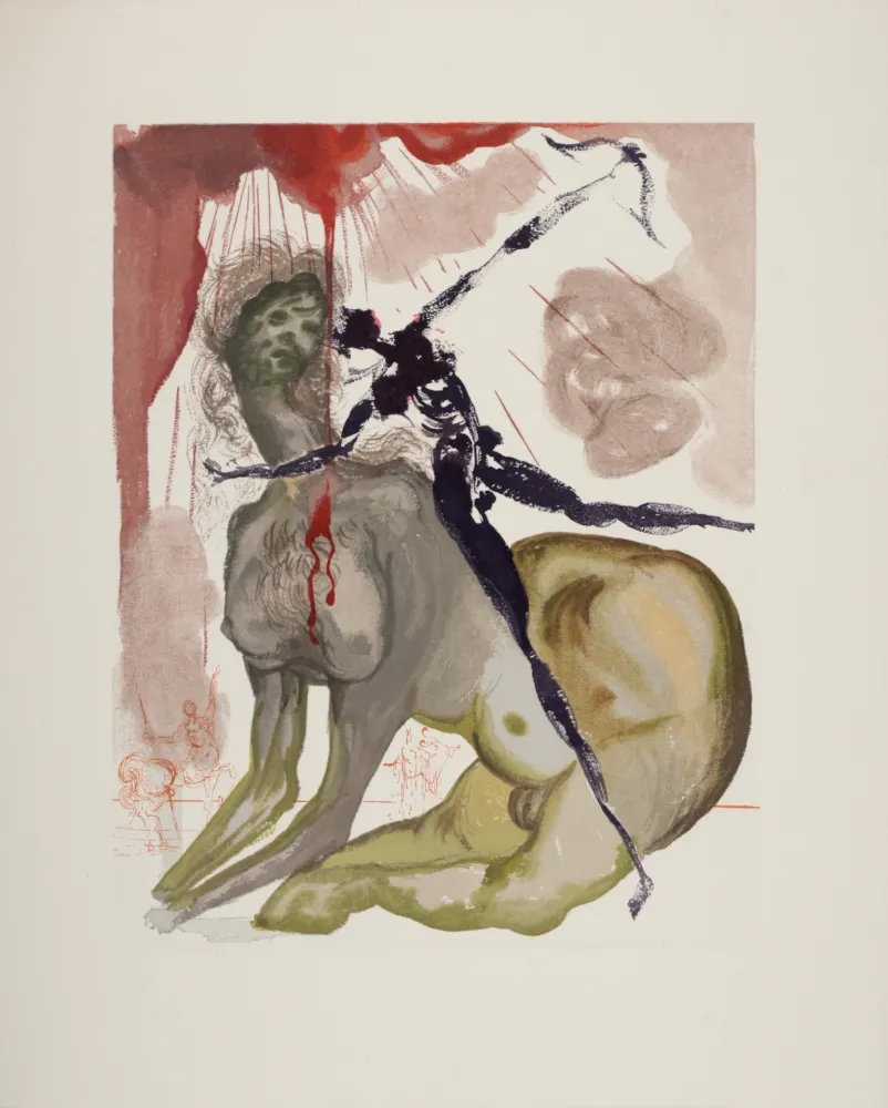 木刻 Dali - Le Minautore, 1963