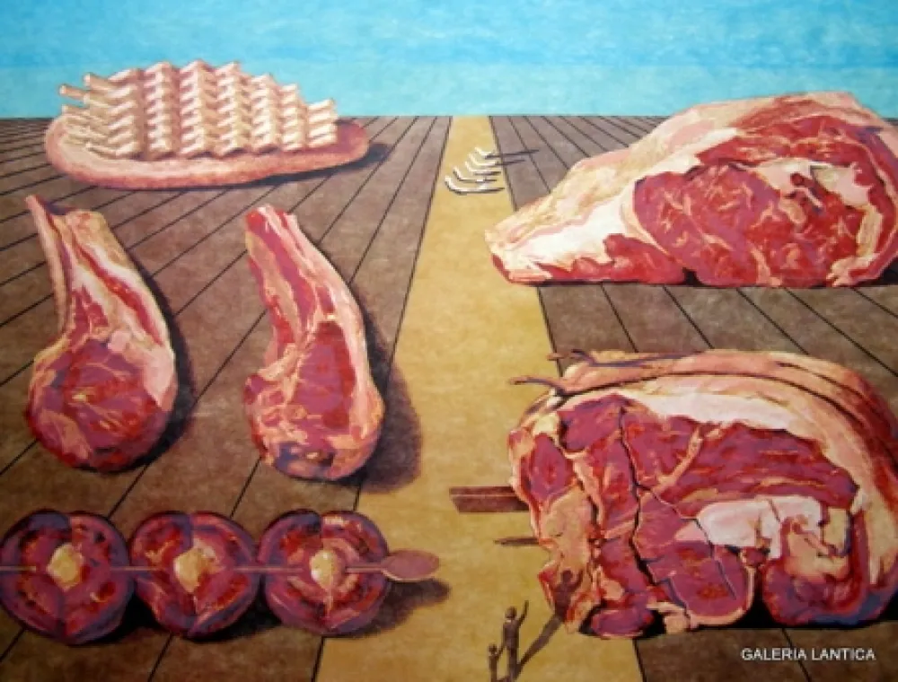 石版画 Dali - Les entreplats sodamises