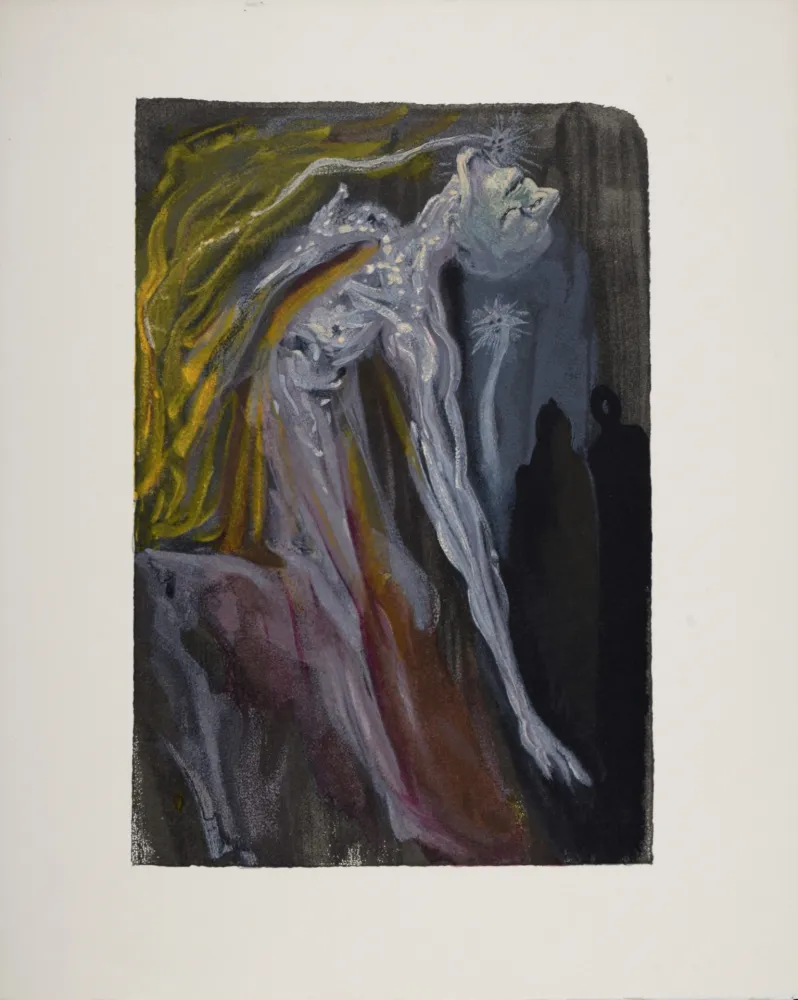 石版画 Dali - Les Erinyes