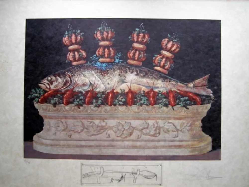 石版画 Dali - LES PANACHES PANACHÉS.