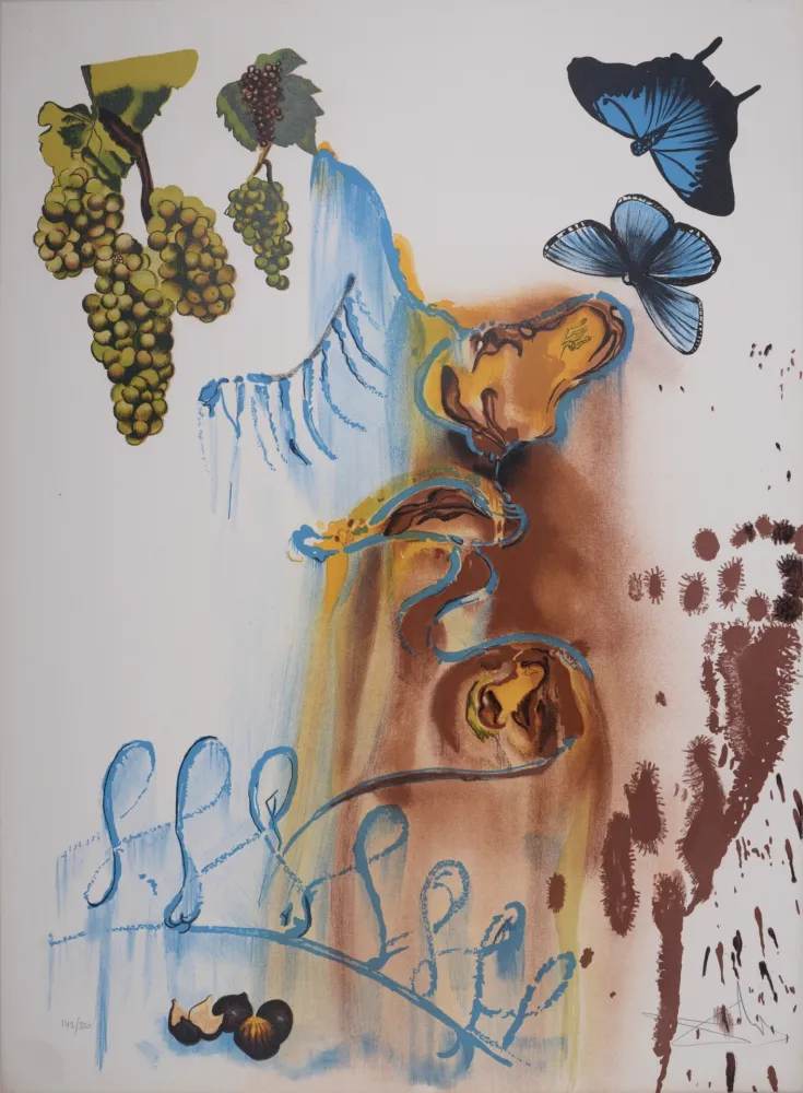 石版画 Dali -  Les Saisons - Autumn