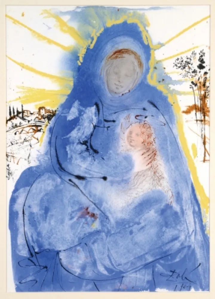 复数作品 Dali - Maria conferens in corde suo