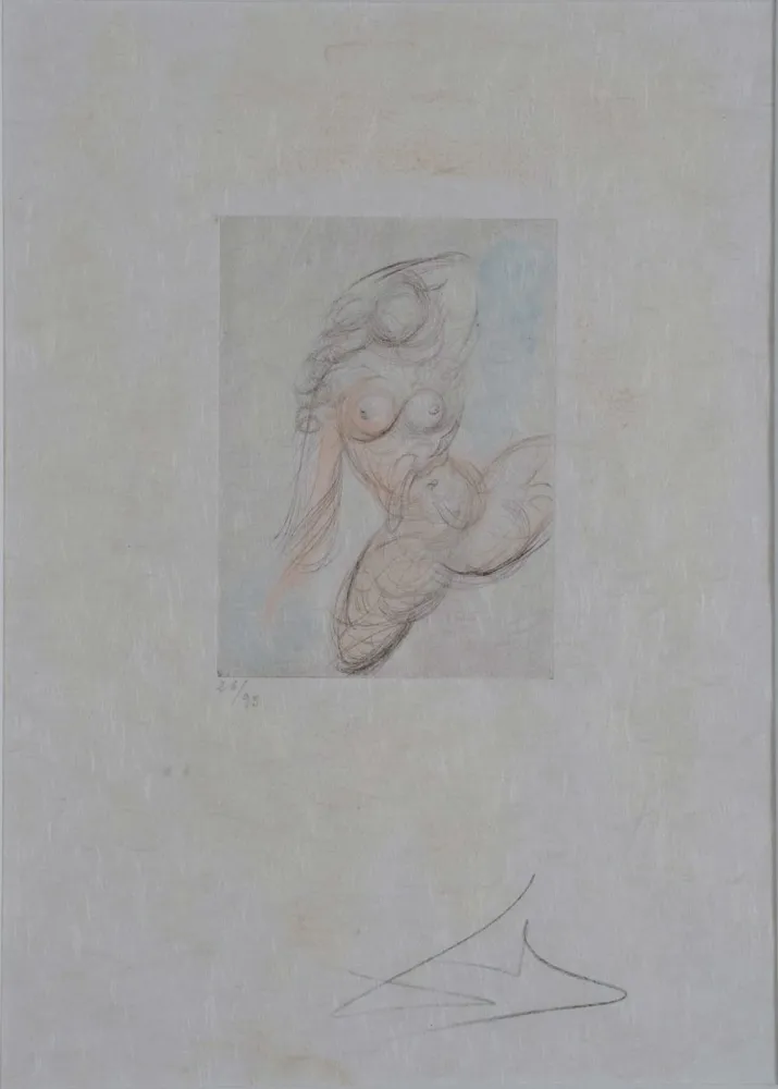 版画 Dali - Petites Nus (Ronsard) E