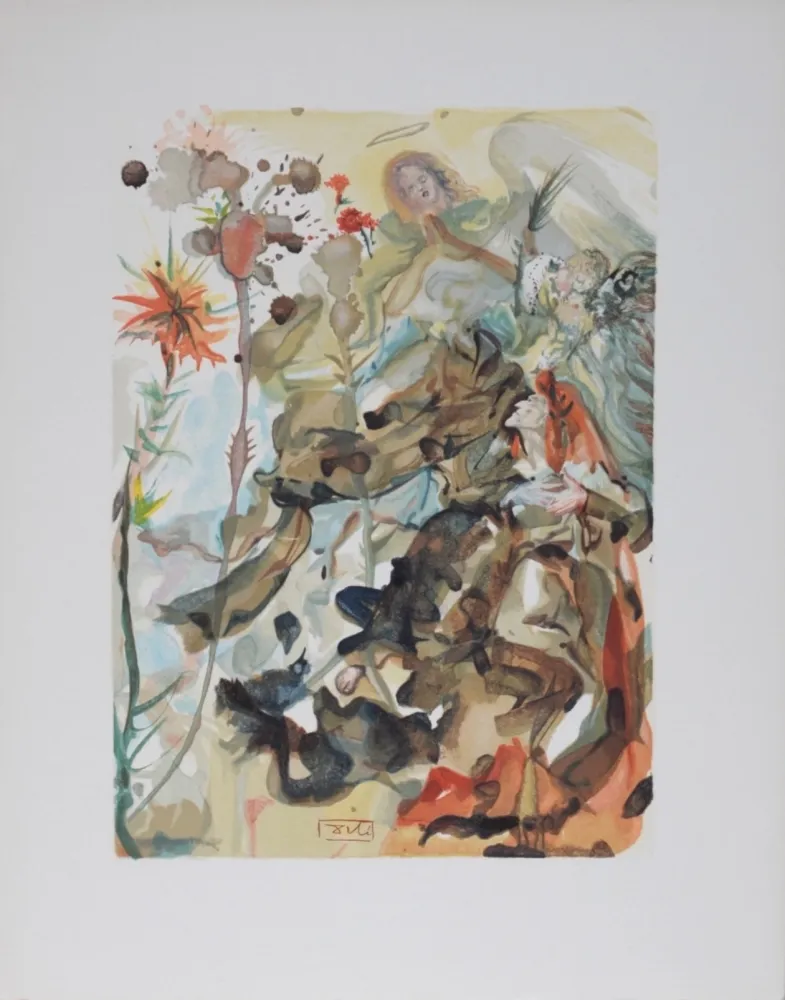 石版画 Dali - Saint Jacques et L'Espérance