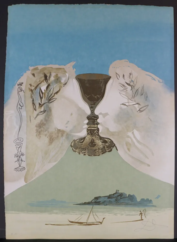 石版画 Dali - The Chalice of Love