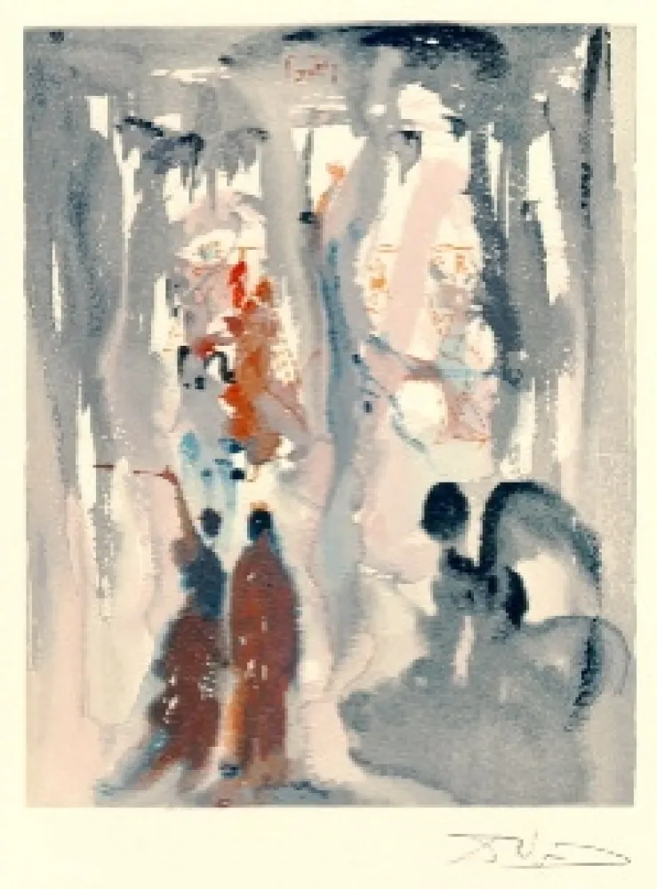 石版画 Dali - The Divine Comedy - Paradise - Chant 13