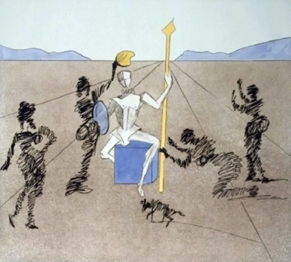 蚀刻飞尘法 Dali - The Helmet Of Mandrino