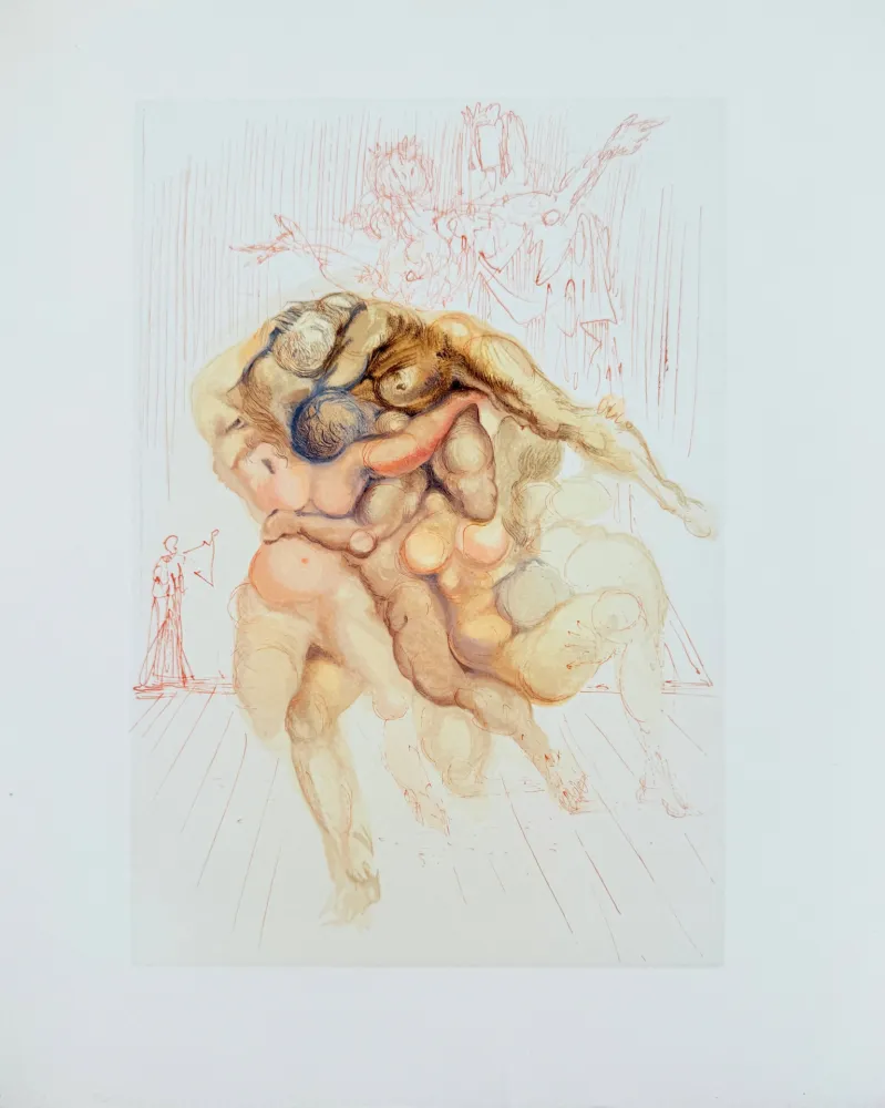 木刻 Dali - The Inferno, Canto 8 - The Angry Ones