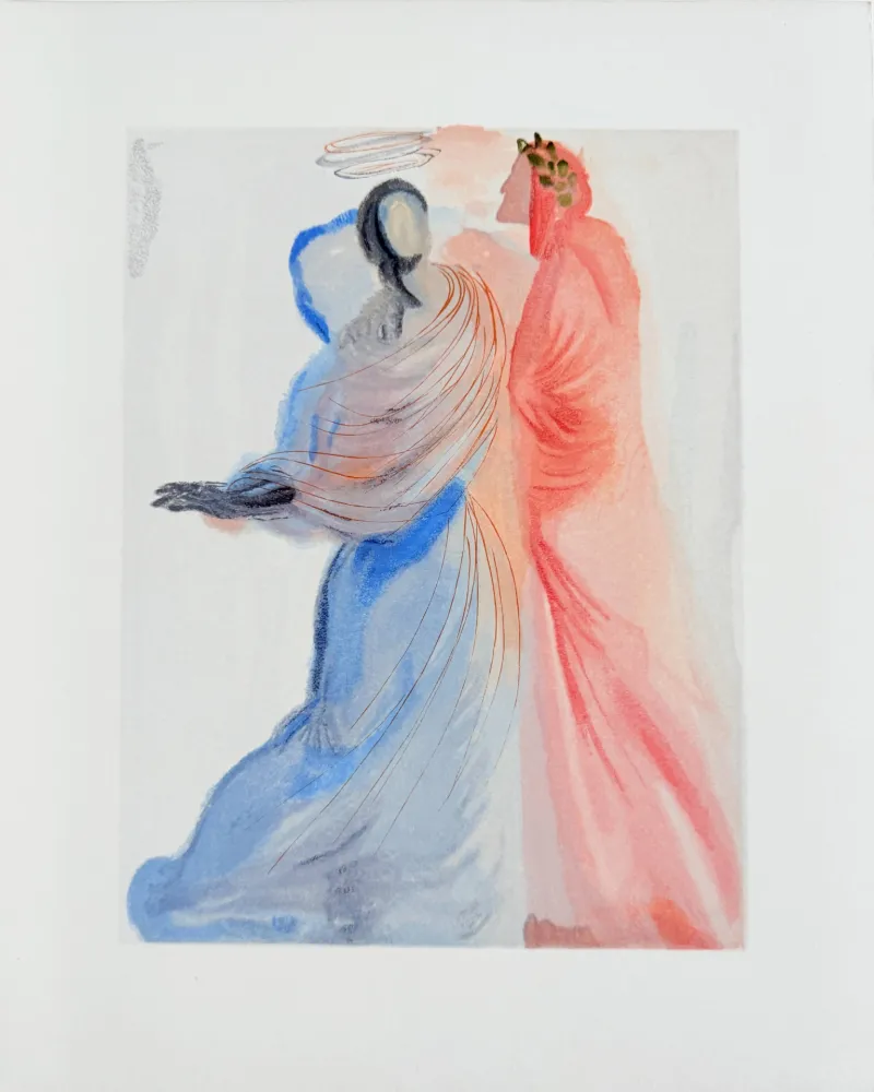 木刻 Dali - The Paradise, Canto 18 - La Splendeur de Béatrice