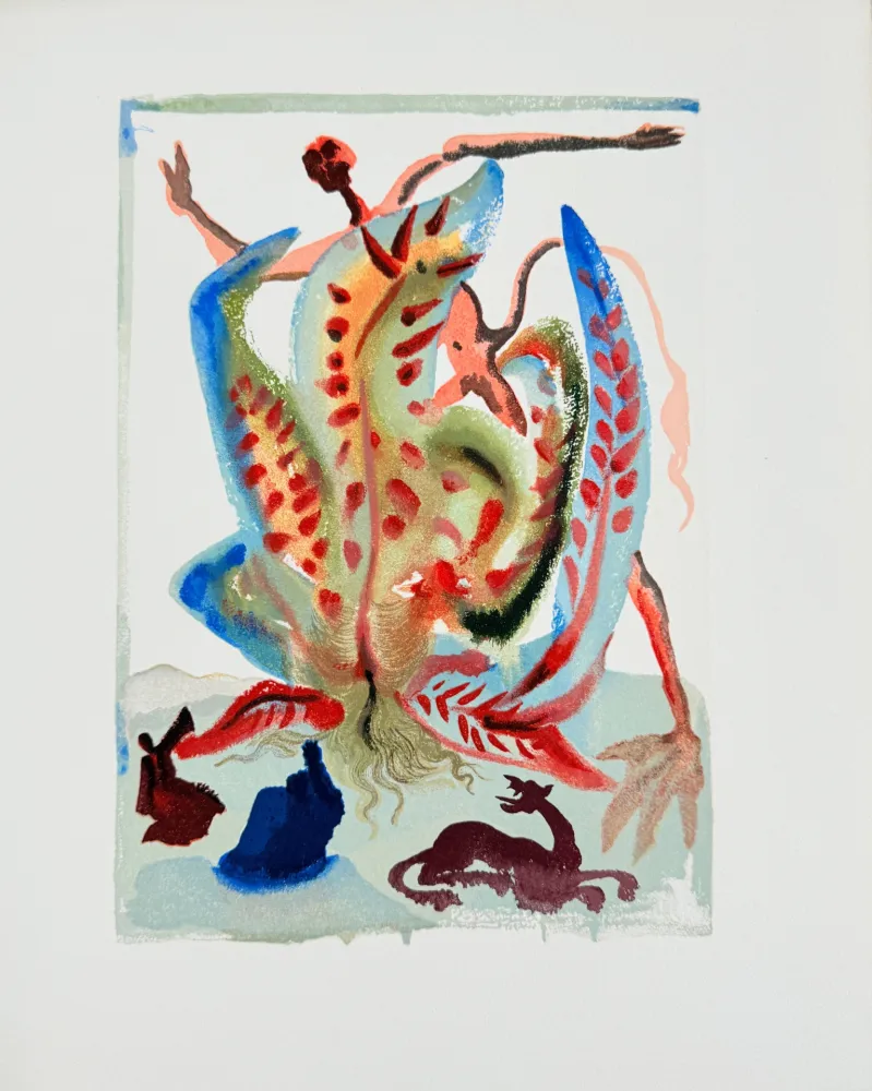 木刻 Dali - The Purgatory, Canto 23 - Gluttony