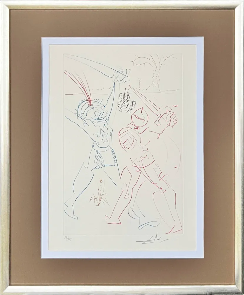 干刻版画 Dali - The Tournament of Galore