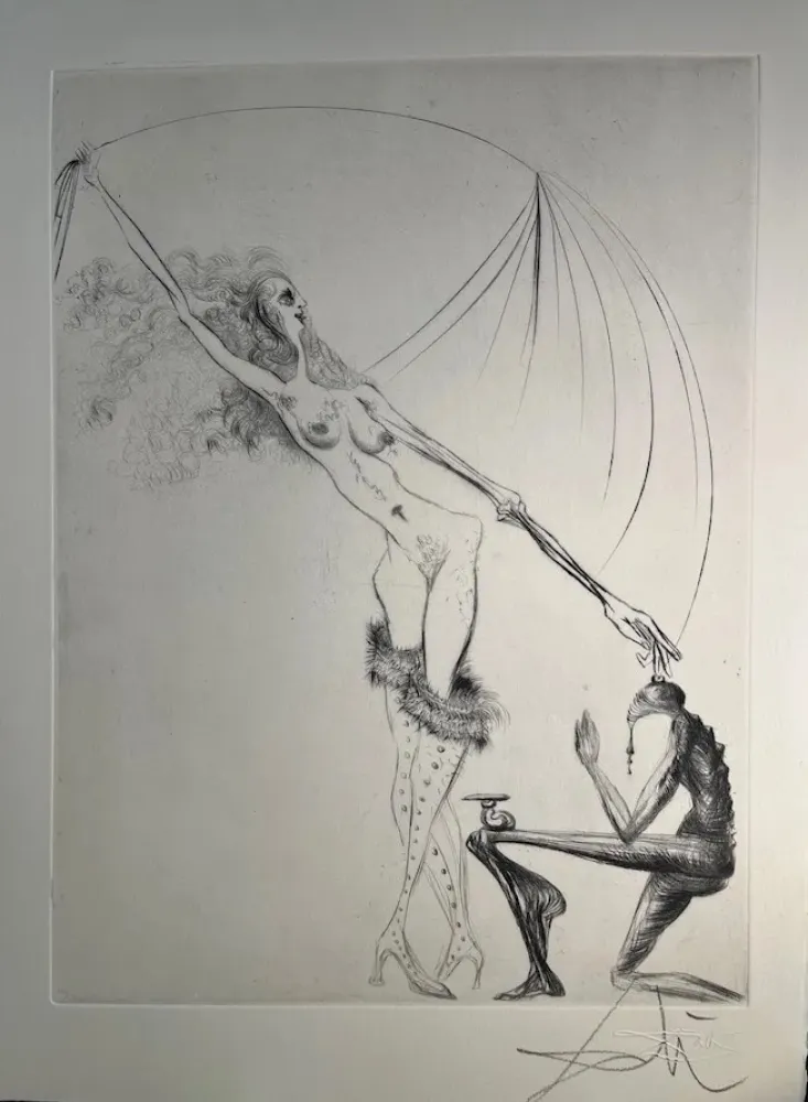 干刻版画 Dali - Venus a la fourrure