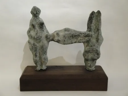 单版画 D'altri - (Relation) 3 weibliche Figuren. 