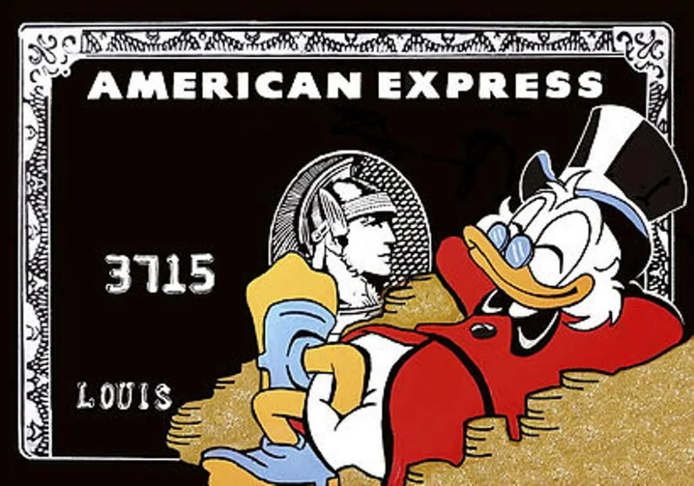 丝网印刷 Darbon - SCROOGE x BLACK AMEX