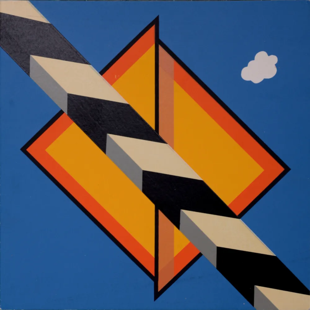 丝网印刷 D'arcangelo - Composition, 1969