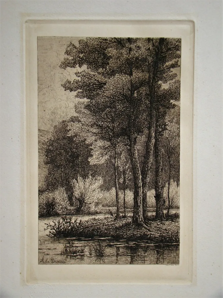 蚀刻版画 De Biseau - Landscape