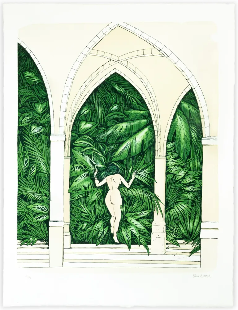 石版画 De Bona - Le Sacré