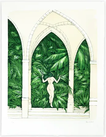 石版画 De Bona - Le Sacré