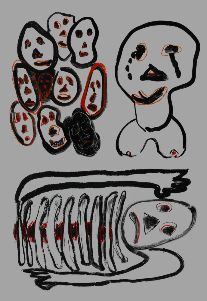 数码版画 De Jong - Macca-bêtes (droit)