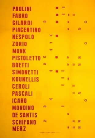 石版画 De Santis - Manifesto 2017