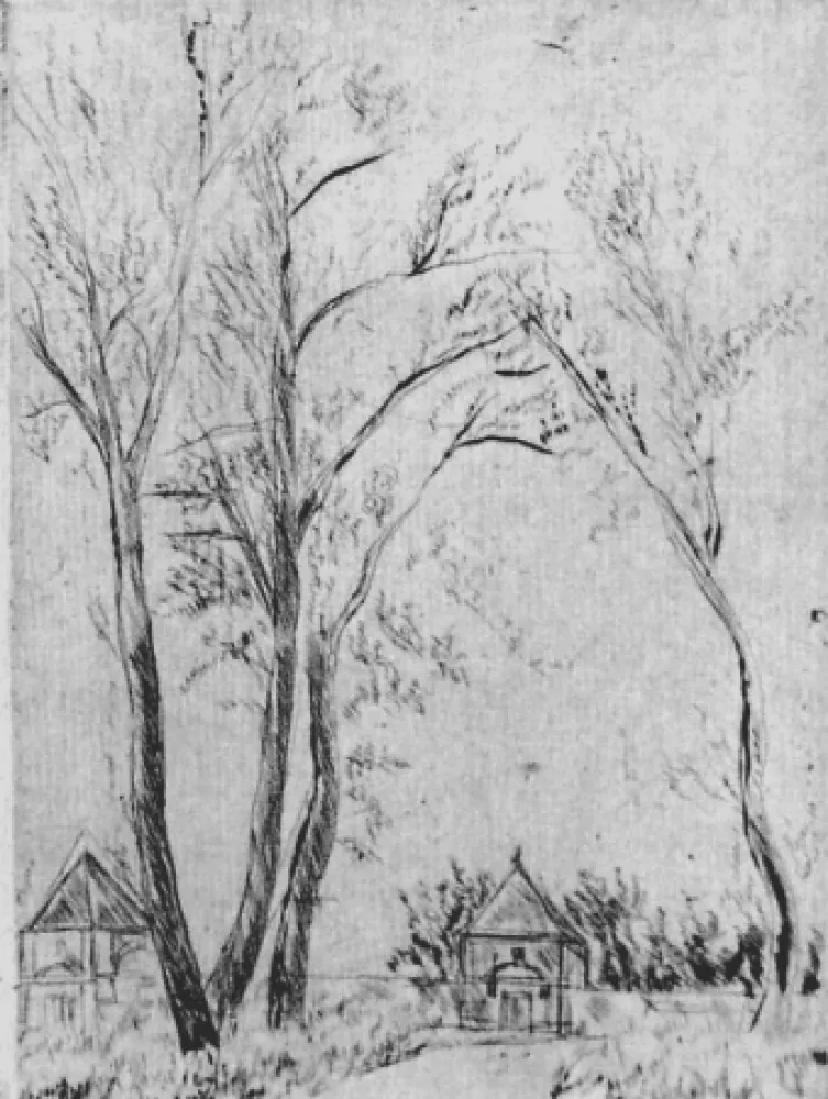 蚀刻版画 De Segonzac - Versailles, la Menagérie