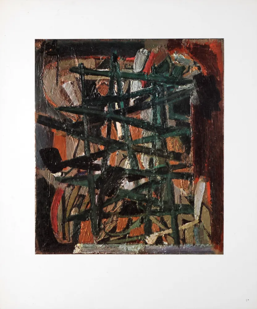 胶版印刷 De Stael - Barrière, 1960.