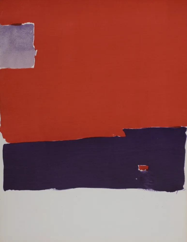 镂版印刷 De Stael - Composition abstraite, 1959