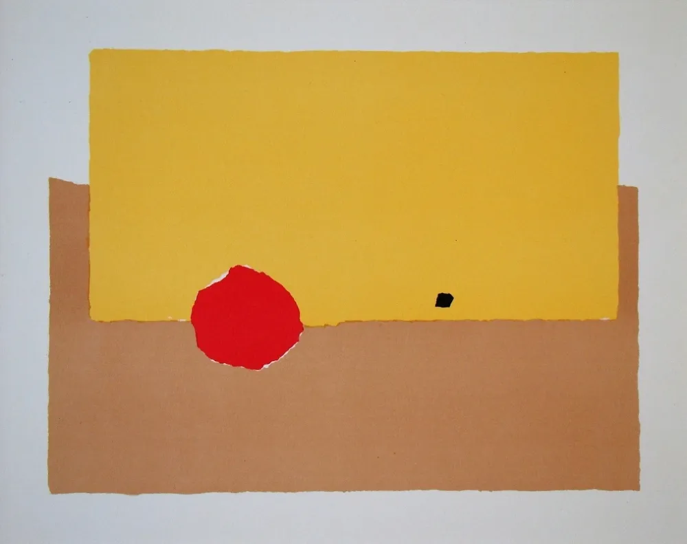 石版画 De Stael - La pomme - 1952