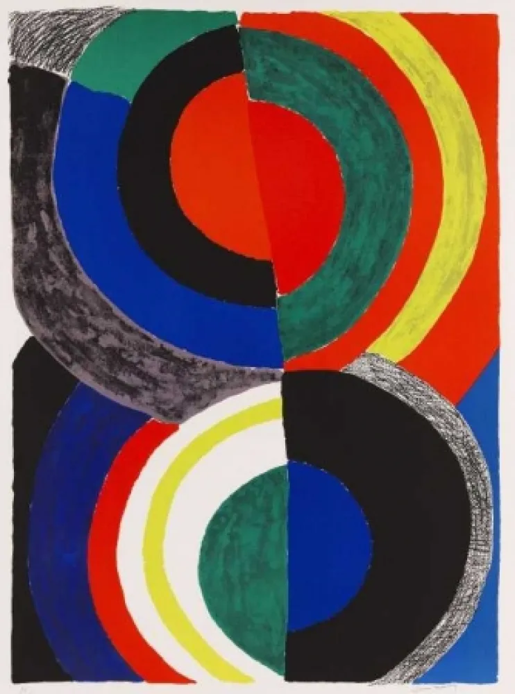 石版画 Delaunay - Idole 