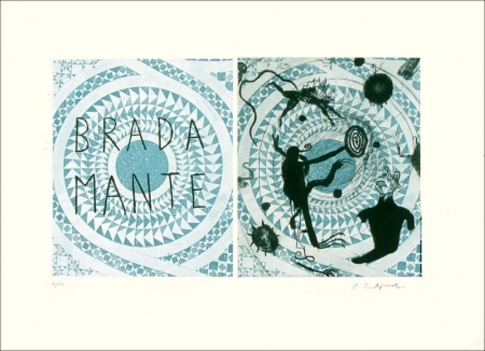 蚀刻版画 Delprat - BRADAMANTE