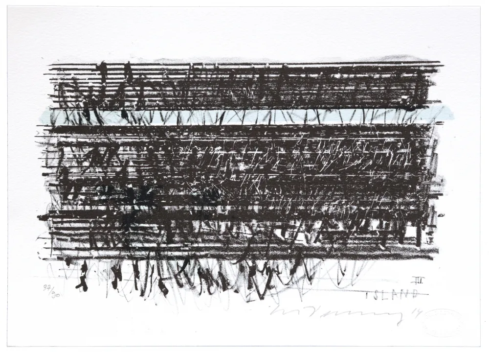 石版画 Denning - Islande III