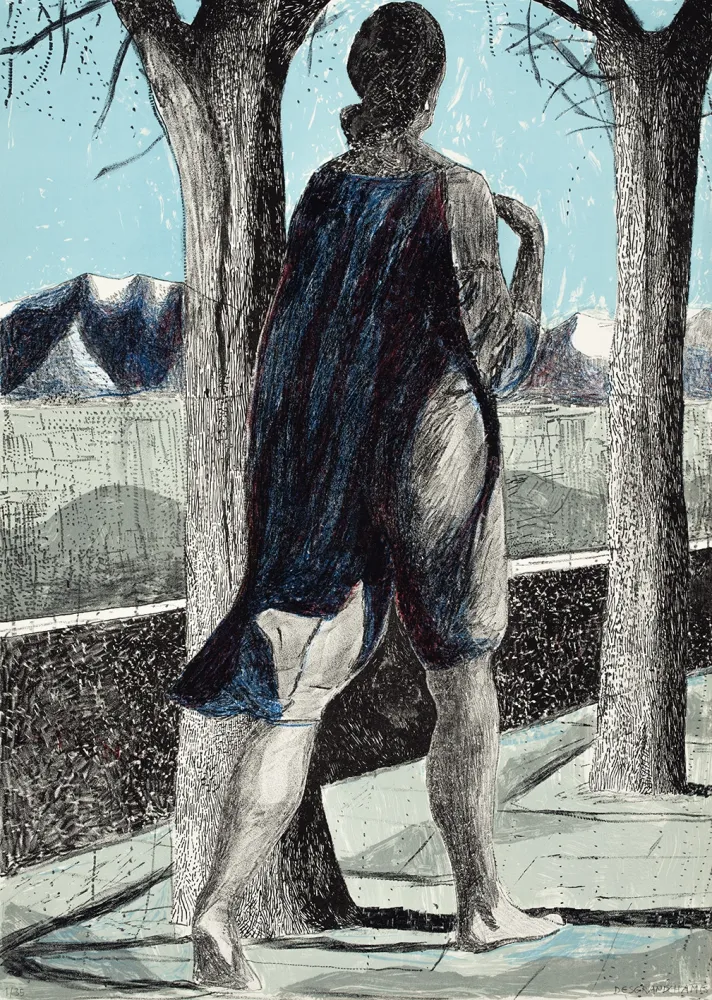 石版画 Desgrandchamps - Latona 1