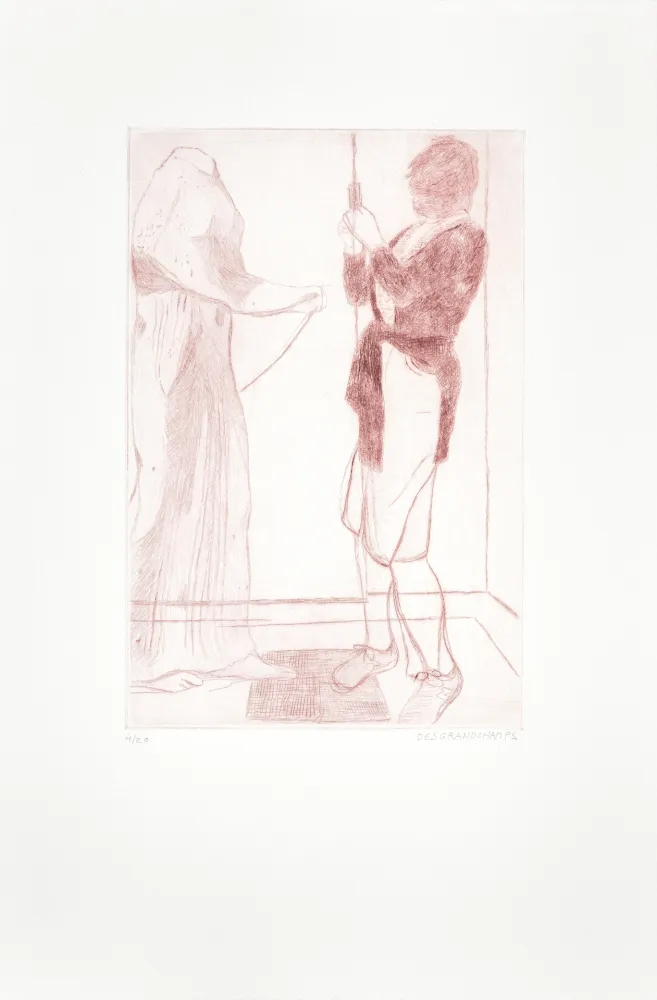 版画 Desgrandchamps - Sépia photographe 