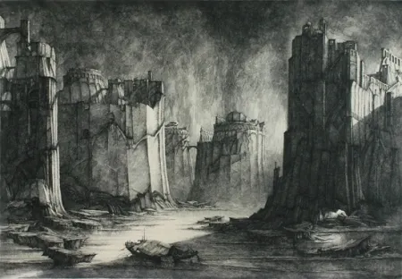 版画 Desmazières - Terres Inconnus