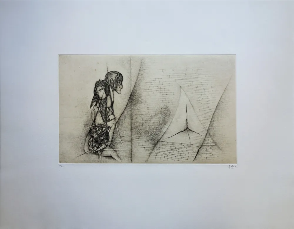 版画 Deux - La question