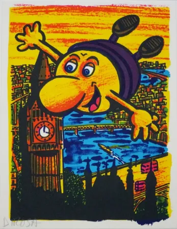 石版画 Di Rosa - Big Ben